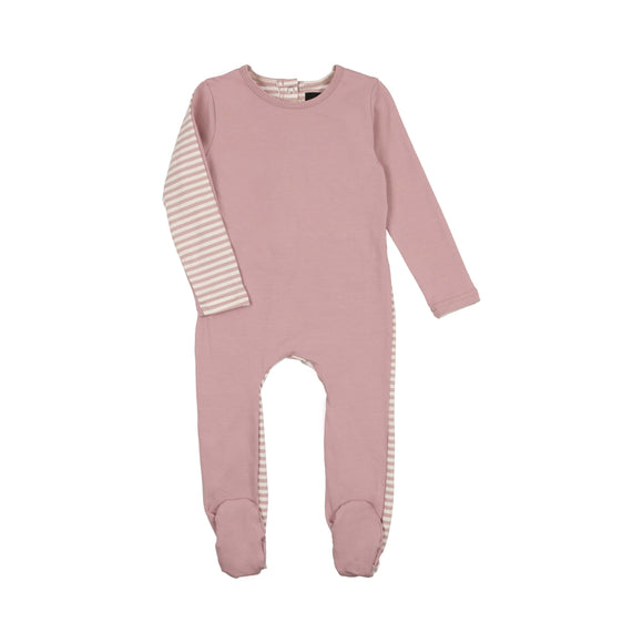 Cuddle & Coo Striped Back Pink Stretchie