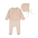 Bee & Dee Dainty Sweater Layette Set-Champagne Pink