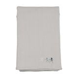 Bee & Dee Rattles Pointelle Footie, Bonnet, Blanket Sky Blue