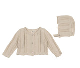 Bee & Dee Crochette Velour Blanket Set-Coffee Blanket Set