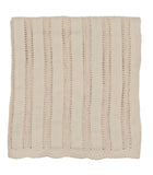 Bee & Dee Crochette Velour Blanket Set-Coffee Blanket Set