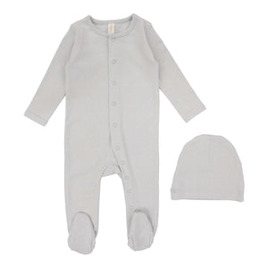 Lil Leg Tiny Star Blue Footie, Hat & Blanket Set