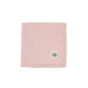 Lil Leg Soft Pink Ribbed Blanket